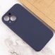 Чехол Silicone Case Full Camera Protective (AA) NO LOGO для Apple iPhone 15 Plus (6.7") Темно-синий / Midnight blue