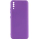 Чохол Silicone Cover Lakshmi Full Camera (A) для Xiaomi Redmi Note 8T, Фіолетовий / Purple