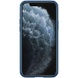 Карбоновая накладка Nillkin Camshield (шторка на камеру) для Apple iPhone 12 Pro Max (6.7") Синий / Blue