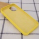 Чехол Silicone Case Full Protective (AA) для Apple iPhone 14 Pro (6.1") Желтый / Yellow
