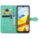 Кожаный чехол (книжка) Art Case с визитницей для Xiaomi Poco M5 Бирюзовый
