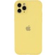 Чехол Silicone Case Full Camera Protective (AA) для Apple iPhone 11 Pro Max (6.5") Желтый / Mellow Yellow