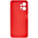 Силиконовый чехол Candy Full Camera для Xiaomi Redmi Note 12 4G Красный / Camellia