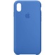 Чохол Silicone Case (AA) для Apple iPhone X (5.8 ") / XS (5.8"), Синій / Capri Blue