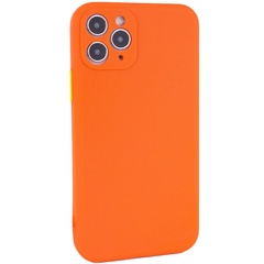 Чехол TPU Square Full Camera для Apple iPhone 11 Pro Max (6.5") Оранжевый