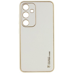 Шкіряний чохол Xshield для Samsung Galaxy A35, Білий / White