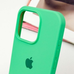 Чехол Silicone Case Full Protective (AA) для Apple iPhone 15 Pro (6.1") Зеленый / Spearmint