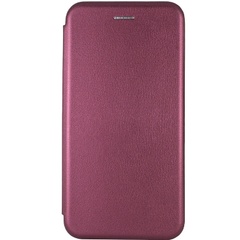 Кожаный чехол (книжка) Classy для Samsung Galaxy A35 Бордовый