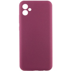 Чохол Silicone Cover Lakshmi Full Camera (AAA) для Samsung Galaxy A05, Бордовый / Plum