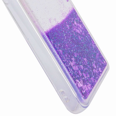 TPU чехол Liquid hearts для Samsung Galaxy M01 Core / A01 Core Фиолетовый