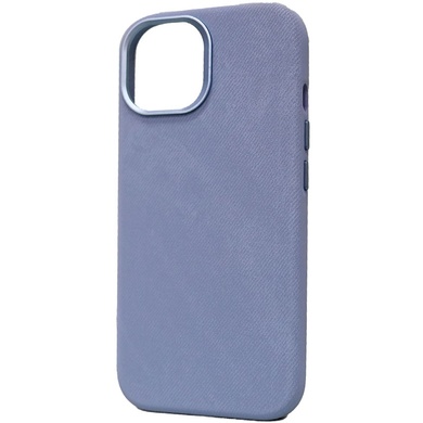 Чехол Denim with MagSafe для Apple iPhone 14 (6.1") Light blue