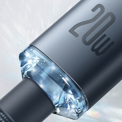 Дата кабель Baseus Crystal Shine Series Type-C to Lightning 20W (1.2m) (CAJY00020), Black