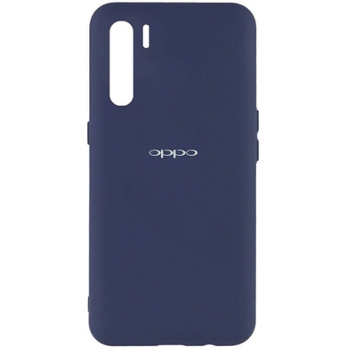 Чохол Silicone Cover My Color Full Protective (A) для Oppo A91, Синій / Midnight Blue