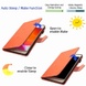Шкіряний чохол (книжка) Art Case з візитницею для Samsung Galaxy Tab S7+, Помаранчевий
