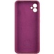 Чохол Silicone Cover Lakshmi Full Camera (AAA) для Samsung Galaxy A05, Бордовый / Plum