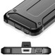 Бронированный противоударный TPU+PC чехол Immortal для Apple iPhone 5/5S/SE Металл / Gun Metal