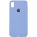 Чохол Silicone Case Full Protective (AA) для Apple iPhone XS Max (6.5 "), Блакитний / Lilac Blue