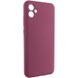 Чохол Silicone Cover Lakshmi Full Camera (AAA) для Samsung Galaxy A05, Бордовый / Plum