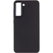 TPU чехол Bonbon Metal Style для Samsung Galaxy S21 FE Черный / Black