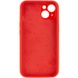 Чехол Silicone Case Full Camera Protective (AA) NO LOGO для Apple iPhone 14 (6.1") Красный / Red