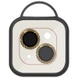 Защитное стекло Metal Shine на камеру (в упак.) для Apple iPhone 14 (6.1") / 14 Plus (6.7") Золотой / Gold