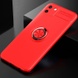 TPU чохол Deen ColorRing під магнітний тримач (opp) для Realme C11, Червоний / Червоний