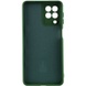 Чохол Silicone Cover Lakshmi Full Camera (A) для Samsung Galaxy M53 5G, Зелений / Dark Green
