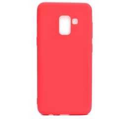 Силиконовый чехол Candy для Samsung A530 Galaxy A8 (2018) Красный