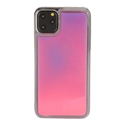 Неоновый чехол Neon Sand glow in the dark для Apple iPhone 11 Pro Max (6.5") Розовый