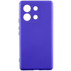 Чехол Silicone Cover Lakshmi Full Camera (A) для Xiaomi Poco X6 Синий / Iris