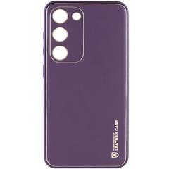 Шкіряний чохол Xshield для Samsung Galaxy S24+, Фиолетовый / Dark Purple