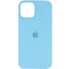 Чохол Silicone Case Full Protective (AA) для Apple iPhone 12 Pro / 12 (6.1"), Бирюзовый / Swimming pool