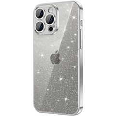 Чохол TPU+PC Glittershine для Apple iPhone 13 Pro Max (6.7"), silver