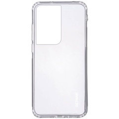 TPU чехол GETMAN Clear 1,0 mm для Samsung Galaxy S21 Ultra Бесцветный (прозрачный)