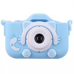Детская фотокамера Cartoon Cat Blue