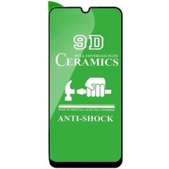Защитная пленка Ceramics 9D для Realme 5 / Realme 6i / C3 / C11 / 5i Черный