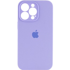 Чохол Silicone Case Full Camera Protective (AA) для Apple iPhone 13 Pro (6.1"), Бузковий / Dasheen