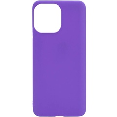 Силіконовий чохол Candy для Apple iPhone 13 Pro Max (6.7"), Фіолетовий