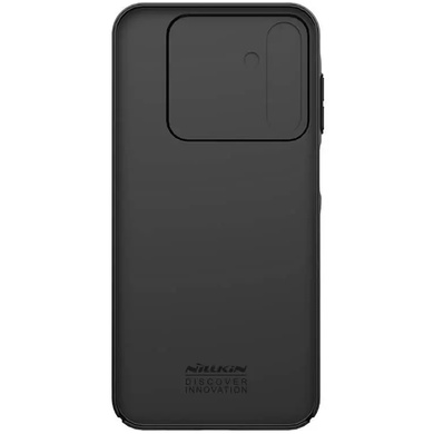 Карбонова накладка Nillkin Camshield (шторка на камеру) для Samsung Galaxy A15 4G/5G, Чорний / Black
