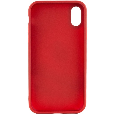 TPU чохол Bonbon Metal Style для Apple iPhone XS Max (6.5"), Червоний / Red