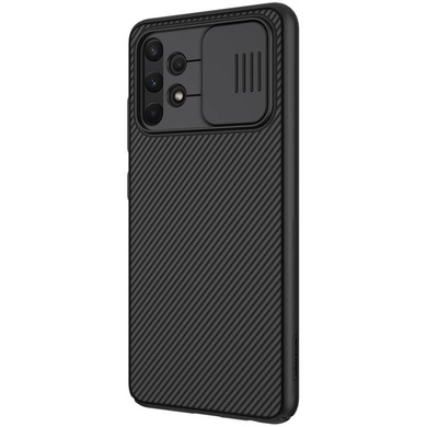 Карбоновая накладка Nillkin Camshield (шторка на камеру) для Samsung Galaxy A13 4G Черный / Black
