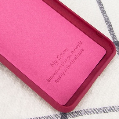 Чехол Silicone Cover My Color Full Camera (A) для Xiaomi Redmi 9A Бордовый / Marsala