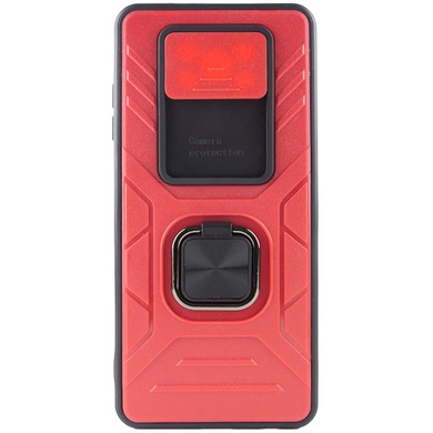 Удароміцний чохол Camshield Flash Ring для Xiaomi Poco X3 NFC / Poco X3 Pro, Red