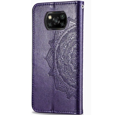 Кожаный чехол (книжка) Art Case с визитницей для Xiaomi Poco X3 NFC / Poco X3 Pro Фиолетовый