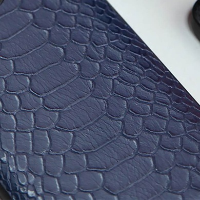 Шкіряна накладка Fibra Python для Samsung Galaxy S21 FE, Blue