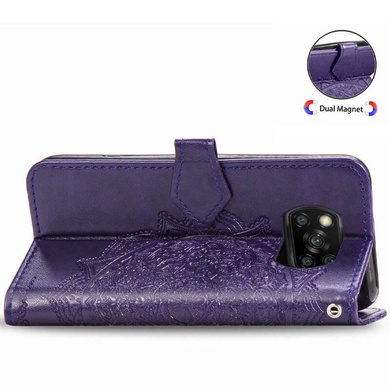 Кожаный чехол (книжка) Art Case с визитницей для Xiaomi Poco X3 NFC / Poco X3 Pro Фиолетовый