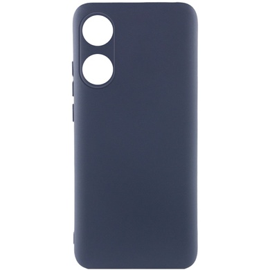 Чохол Silicone Cover Lakshmi Full Camera (A) для Oppo A78 4G, Синій / Midnight Blue