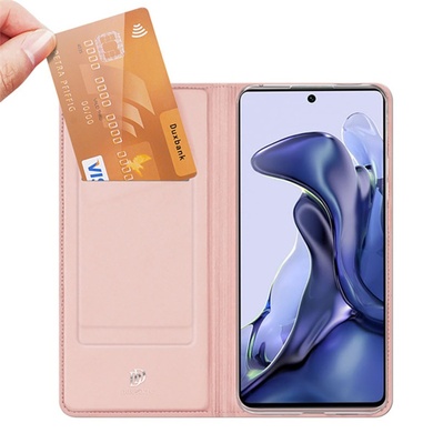 Чехол-книжка Dux Ducis с карманом для визиток для Xiaomi 13 Lite, Rose Gold