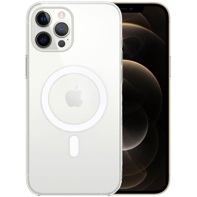 Чехол Clear Case MagSafe (АА) для Apple iPhone 13 Pro (6.1") Прозрачный
