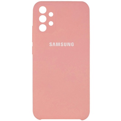 Чехол Silicone Cover Full Camera (AAA) для Samsung Galaxy A52 4G / A52 5G / A52s Розовый / Pink
